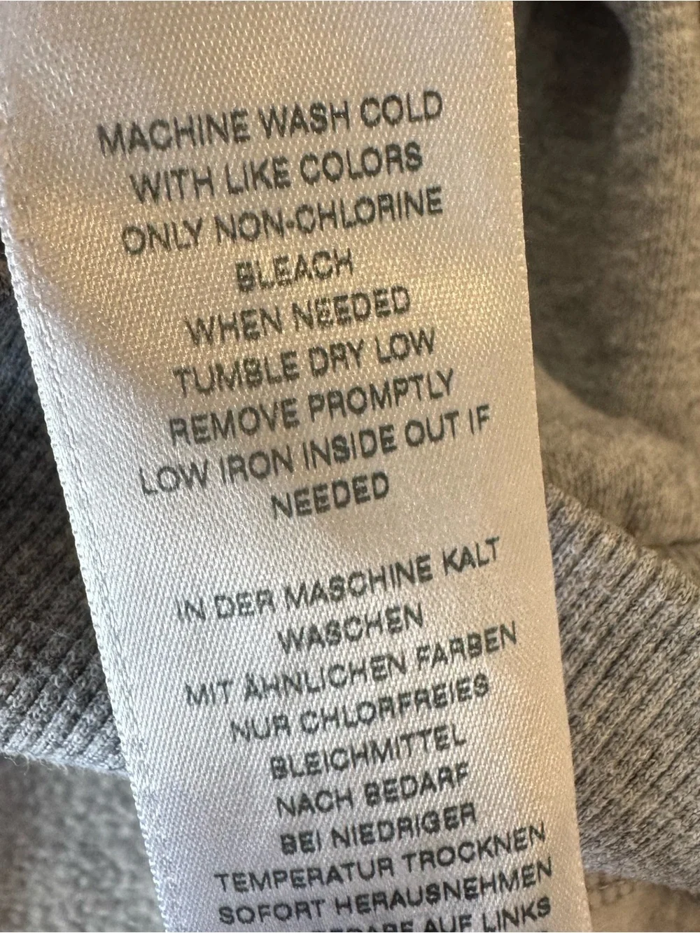 True Religion Mens Classic Gray Sweatshirt Black Logo Size Medium